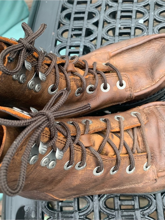 Harley Davidson Brentmoore Mens Brown Leather Motorcycle Boots 8.5 Lace D93760 main image 6